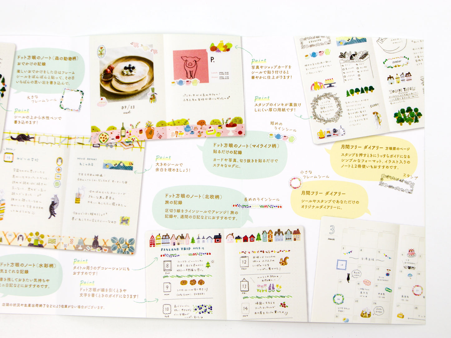 Midori Yuru Log Notebook B6