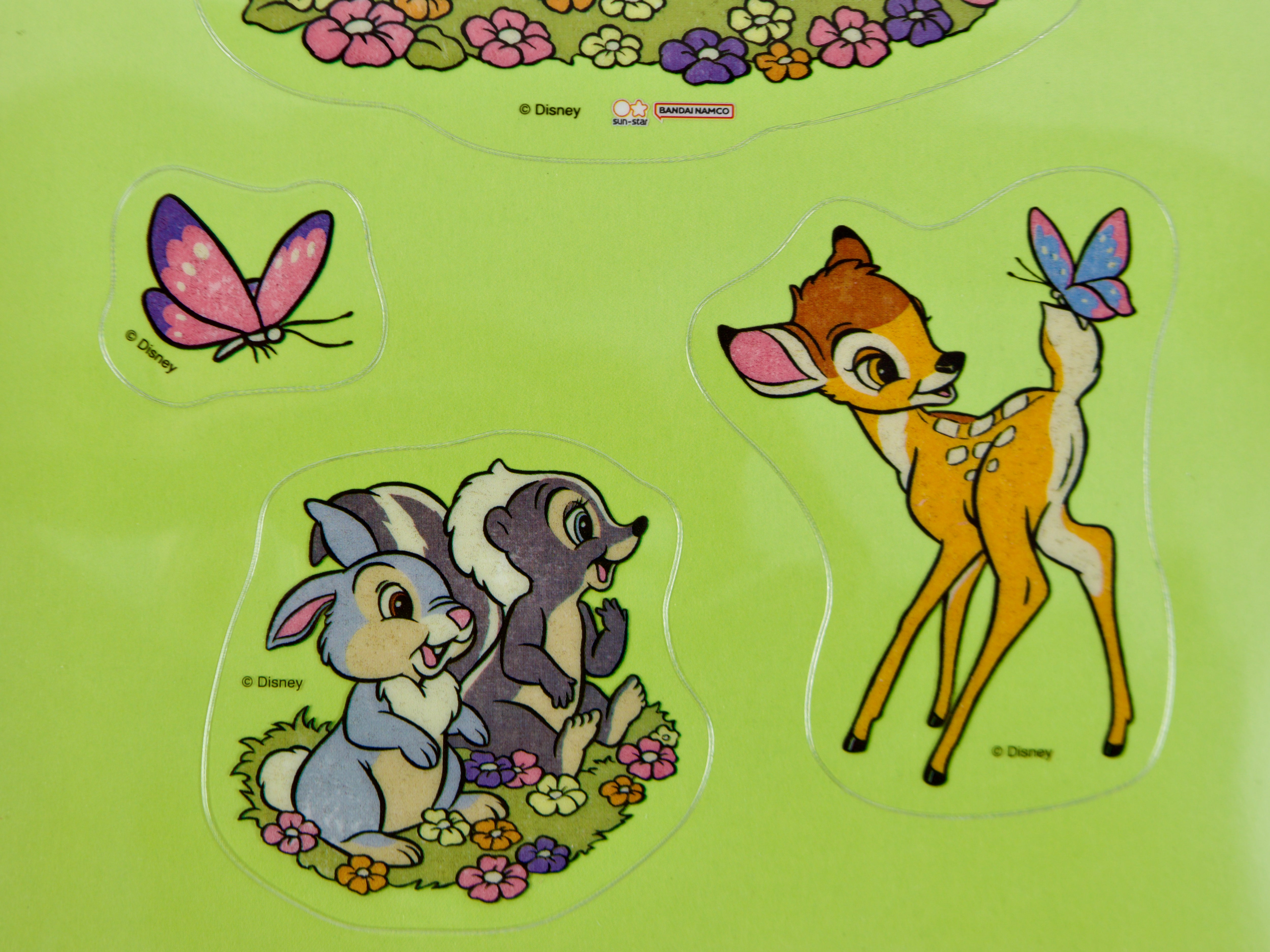 Bambi Big Clear Stickers