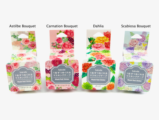 Bande Washi Roll Stickers - Large Floral