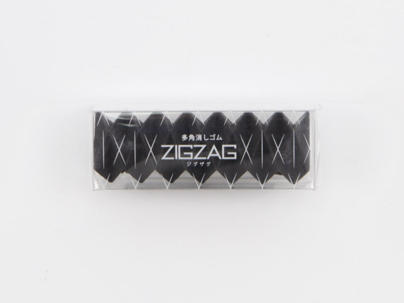 Gomme polygonale ZIGZAG noire