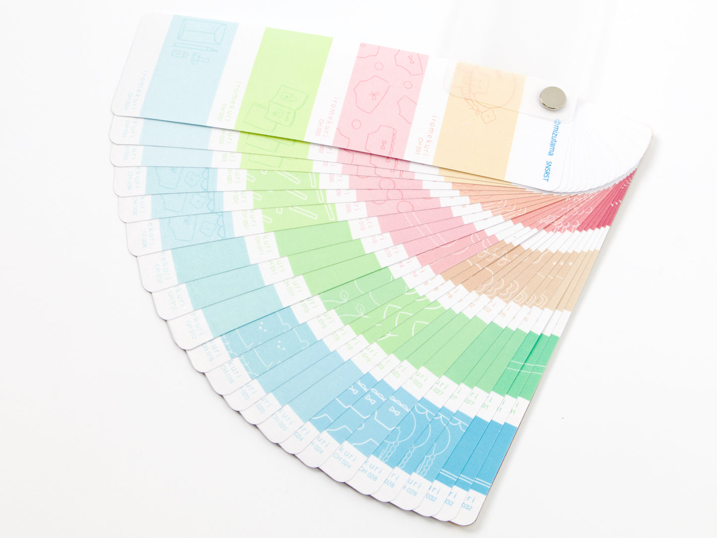 Iromekuri X Mizutama Color Book Stickers
