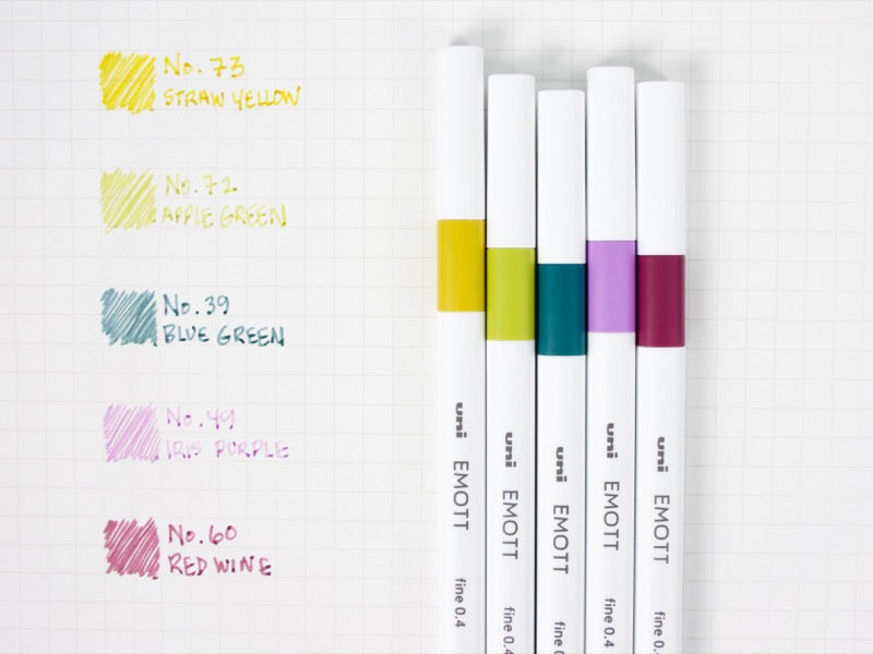 Mitsubishi Emott 40 Color Set Tokyo Pen Shop1