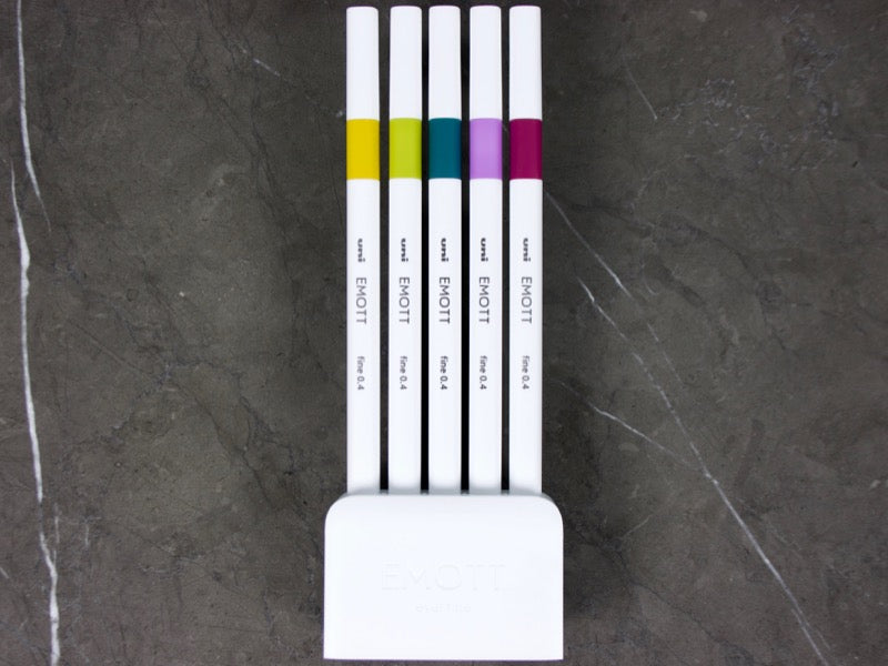 Emott Fineliner Pen Set #7 Floral Color 5 Colors