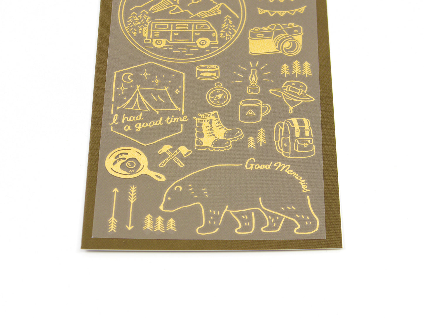 Midori Gold Foil Transfer Stickers