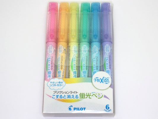 Erasable Frixion Light Soft Colors 6 Set
