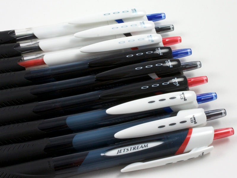 Japanese Pens Jet Uni Ball Uni Jetstream 0.5mm Ballpoint Pen, Black,