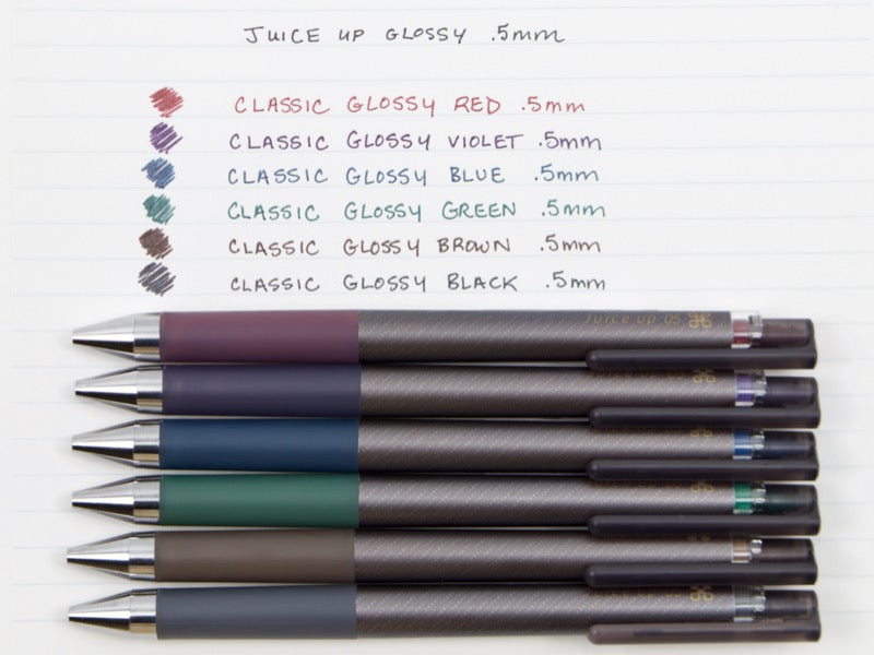 Juice Up Classic Glossy 6 Color Set - Tokyo Pen Shop