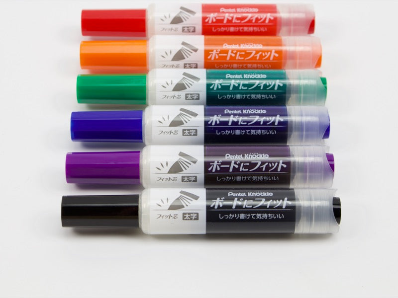 Knockle Fit Thick Tip Whiteboard Marker Set