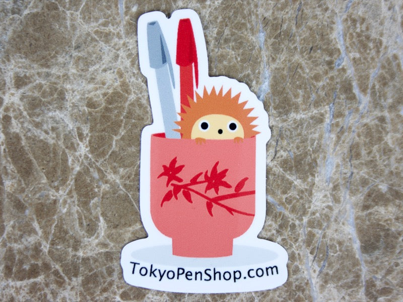 Autocollant de la boutique de stylos de Tokyo