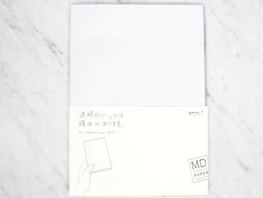 Midori MD Paper A5 Notebook Clear Cover
