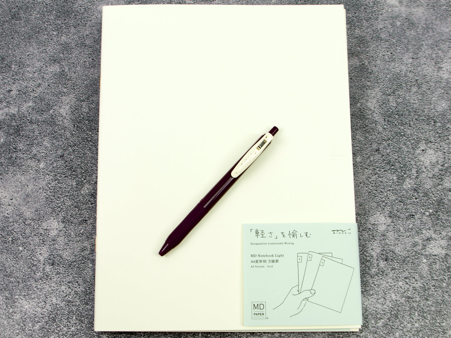 Midori MD Paper A4 Notebook Light (3 Pack)