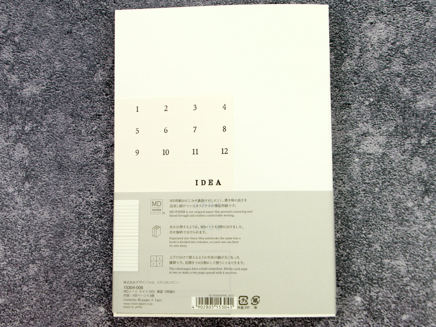 Midori MD Paper A5 Notebook Light (3 Pack)