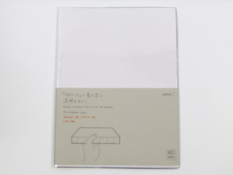 Midori MD Paper A5 Notebook 1 Page 1 Day Clear Cover