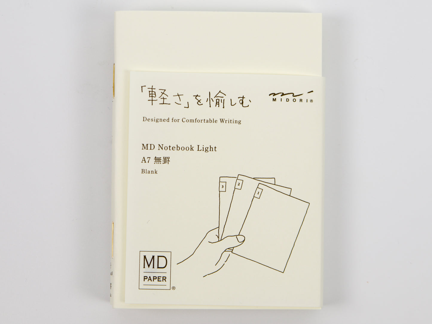 Midori MD Paper A7 Notebook Light (3 Pack)