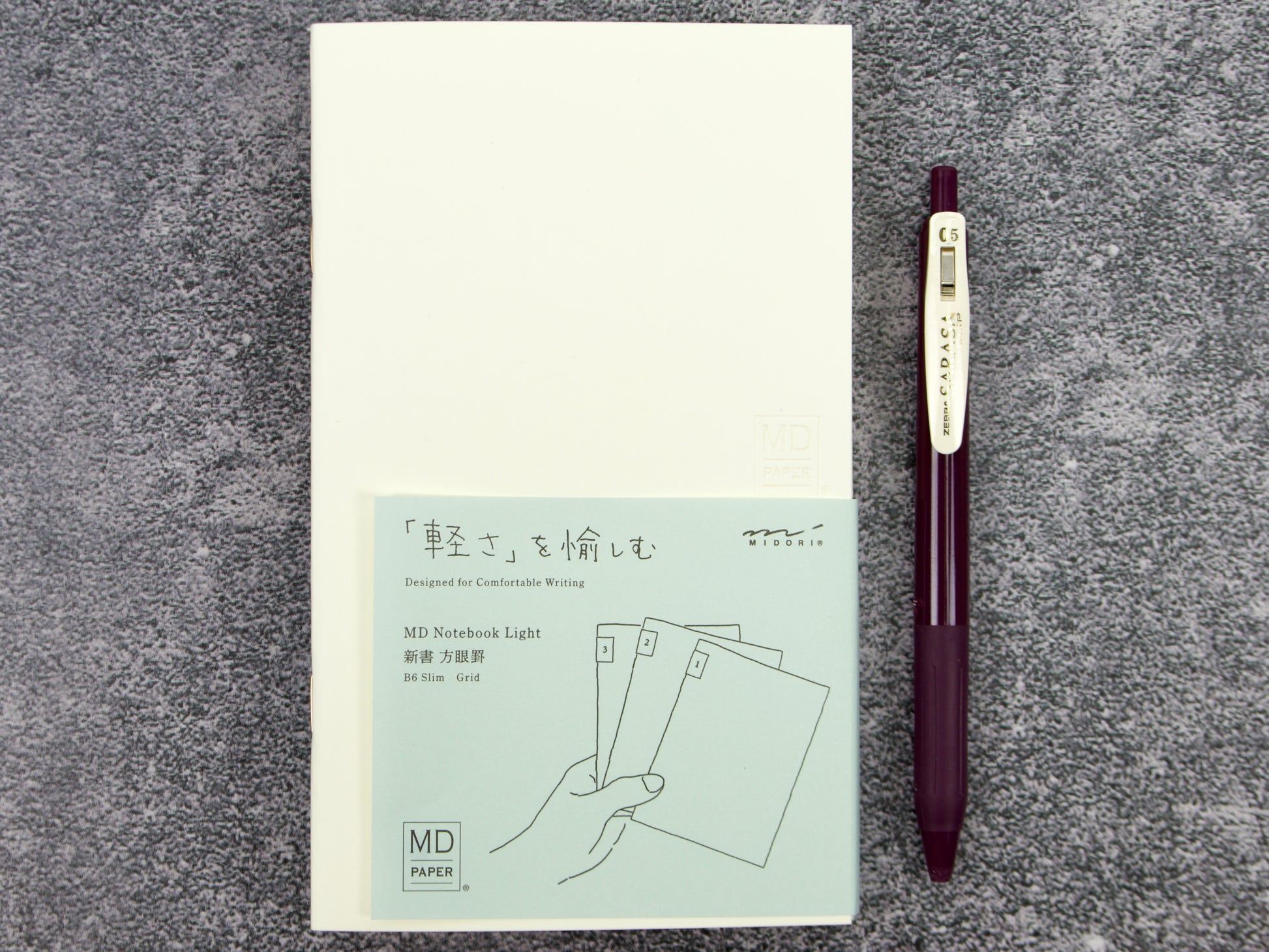 Midori MD Paper A7 Notebook Light (3 Pack) - Tokyo Pen Shop