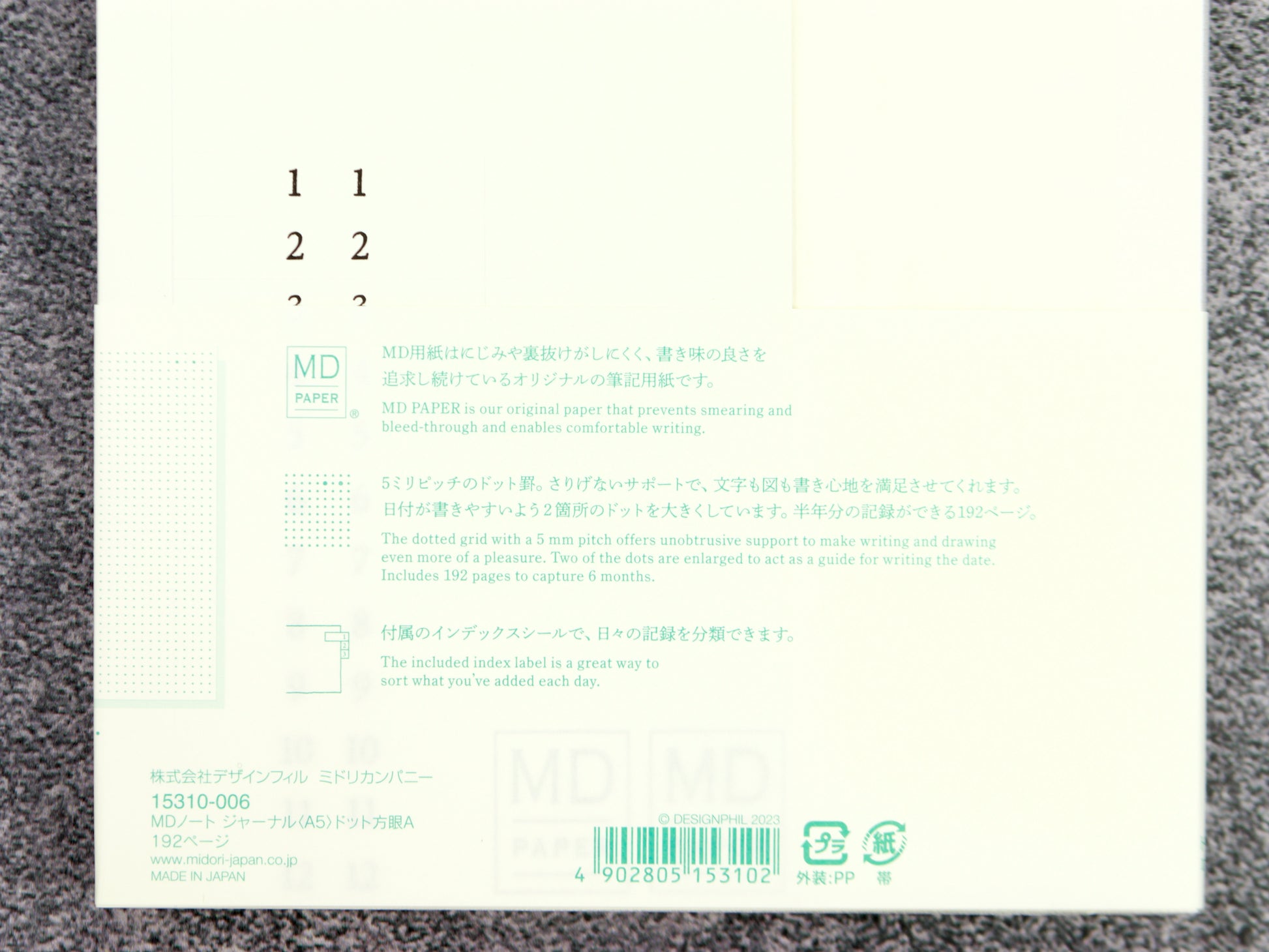 Midori MD Paper A5 Notebook Goat Sleeve - Tokyo Pen Shop