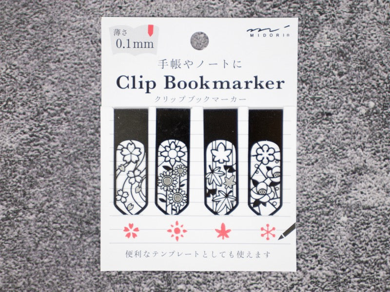 Midori Clip Bookmarker Icon Stencil