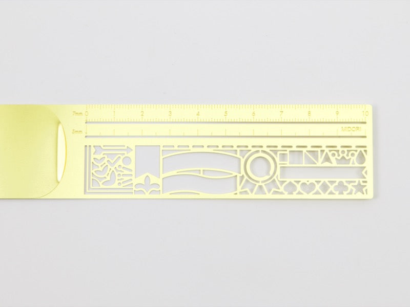 Midori Clip Ruler Stencil
