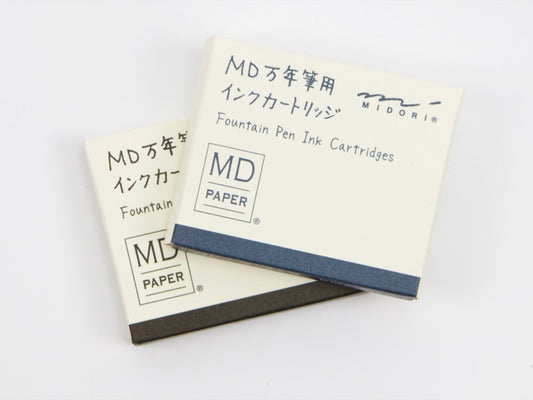Midori MD Paper Fountain Pen Ink Cartridge 6pk