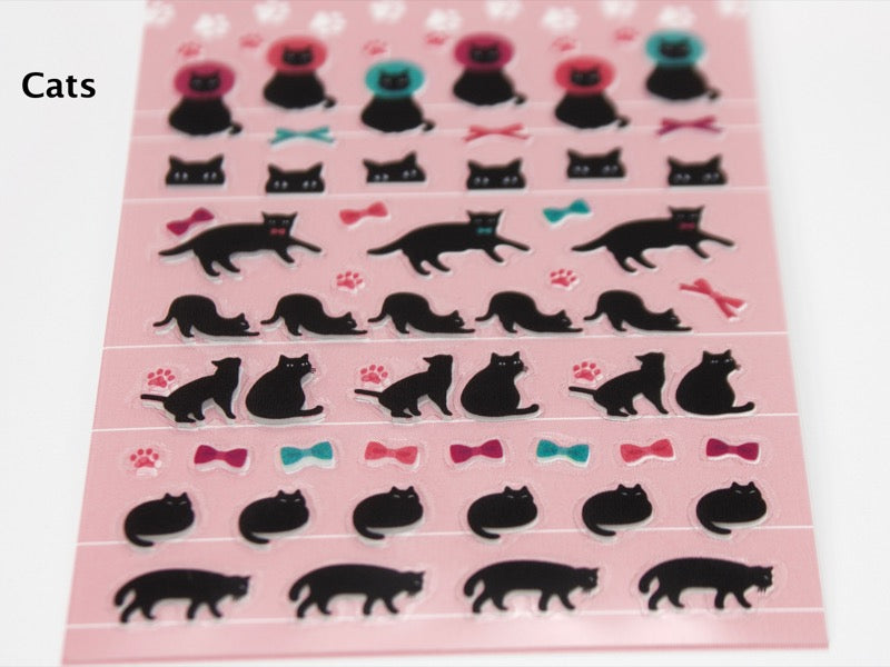 Midori Calendar Stickers - Medium - Cats