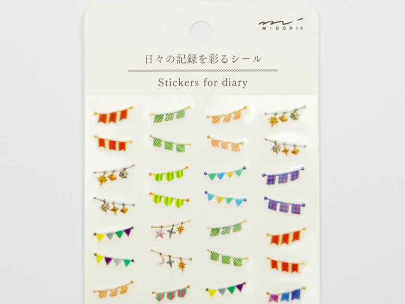 Midori Washi Stickers for Diary