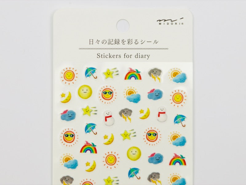 Midori Washi Stickers for Diary