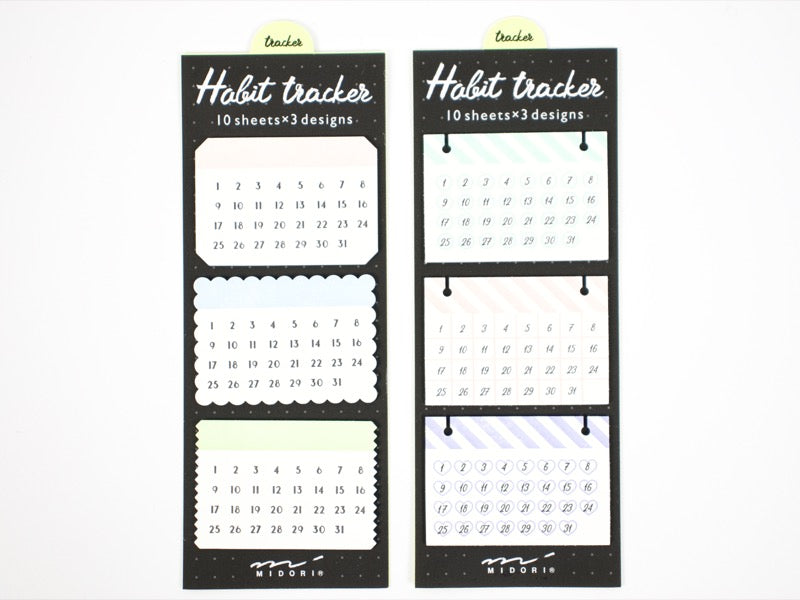 Midori Habit Tracker Sticky Note