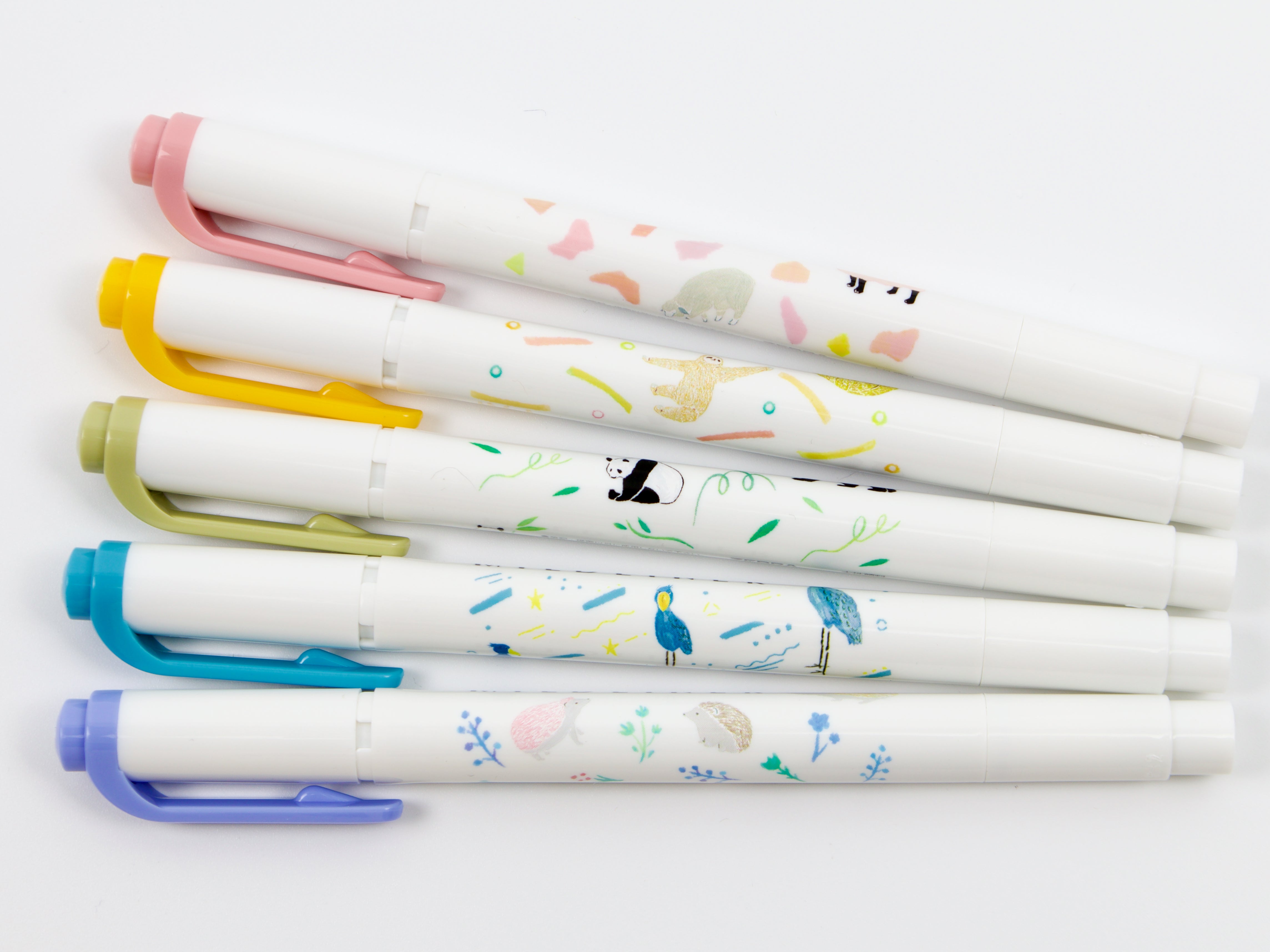 Limited Edition Animal Mildliner 5 Color Set - Tokyo Pen Shop