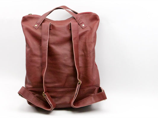 Mochila Milloo Minos de 15" color burdeos