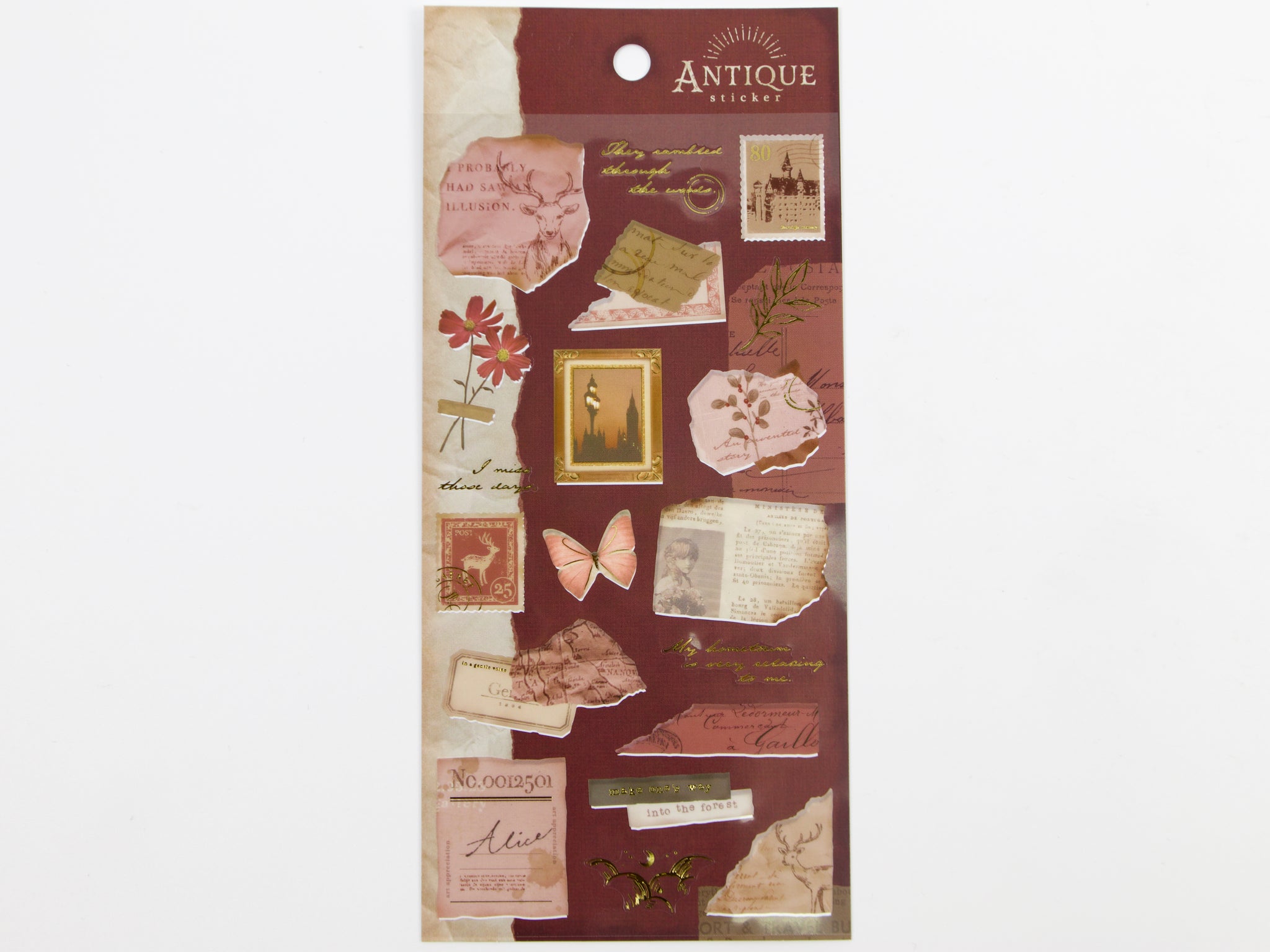 Mind Wave Antique Stickers Tokyo Pen Shop