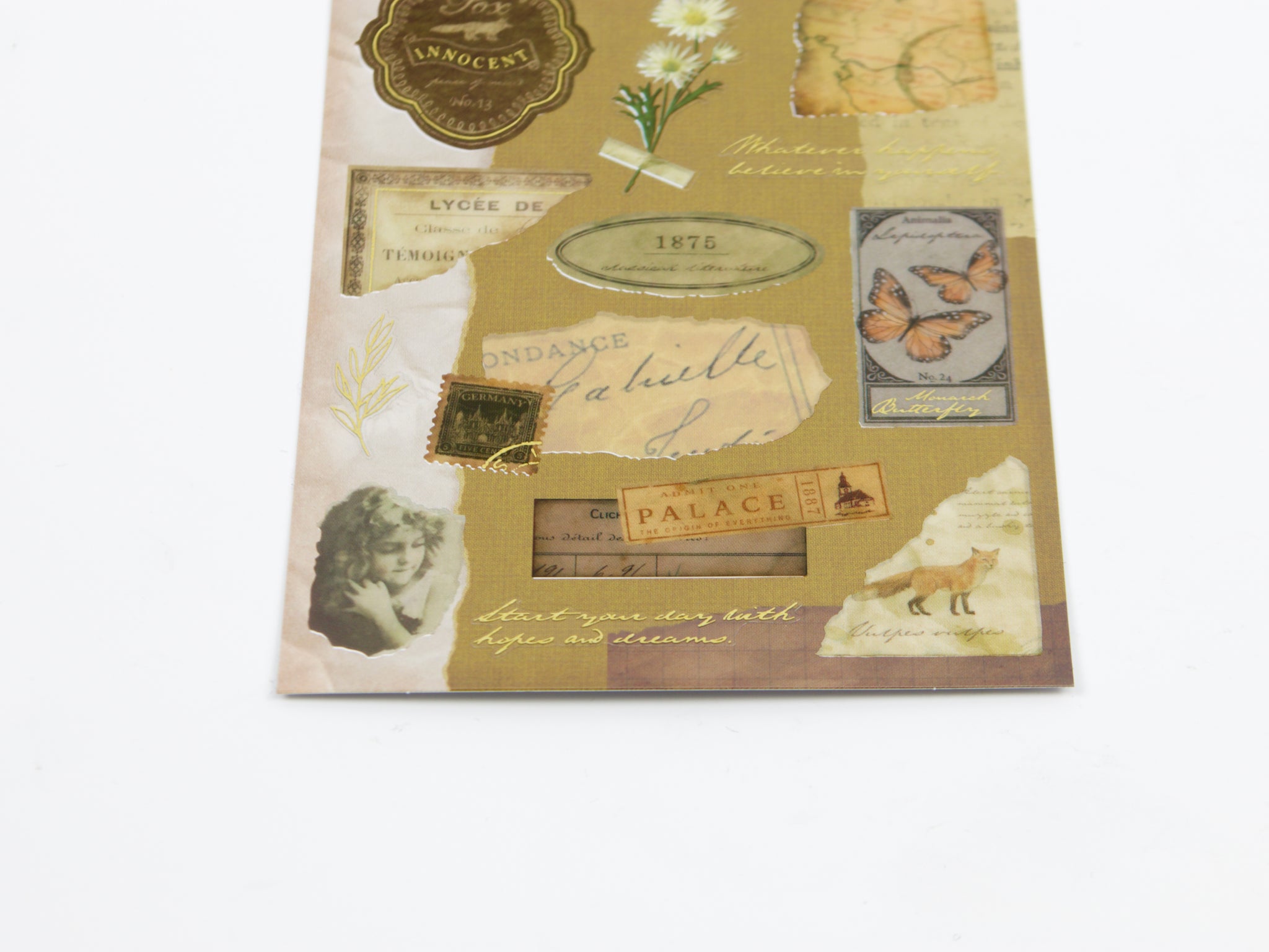 Mind Wave Antique Stickers Tokyo Pen Shop