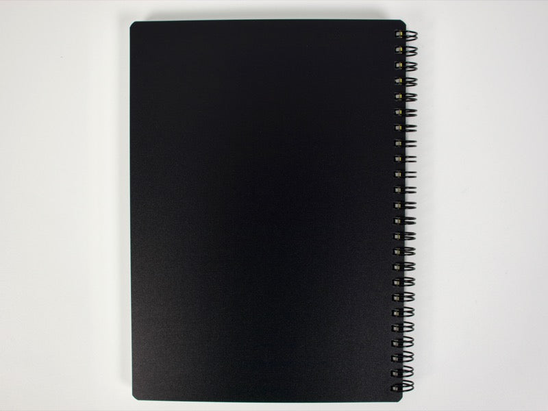 Maruman Mnemosyne Dot Grid Journal- A5, 8.5" X 6.02", 120 Sheets / 240 Pages, 5mm Doted Notebook, Book-bound With Premium Light Gray Hardcover