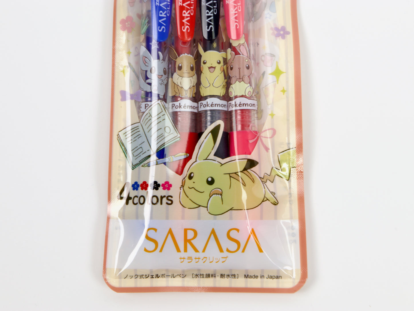 Pokemon Sarasa Clip 4 Color Set