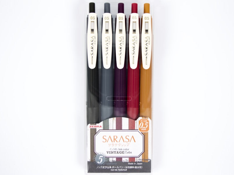 Sarasa Clip Vintage 5 Color Set Series 2