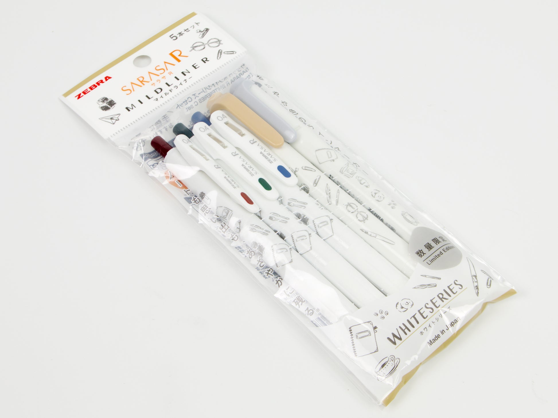 Zebra Sarasa R Mildliner White Series Ballpoint Pen & Highlighter –  CHL-STORE