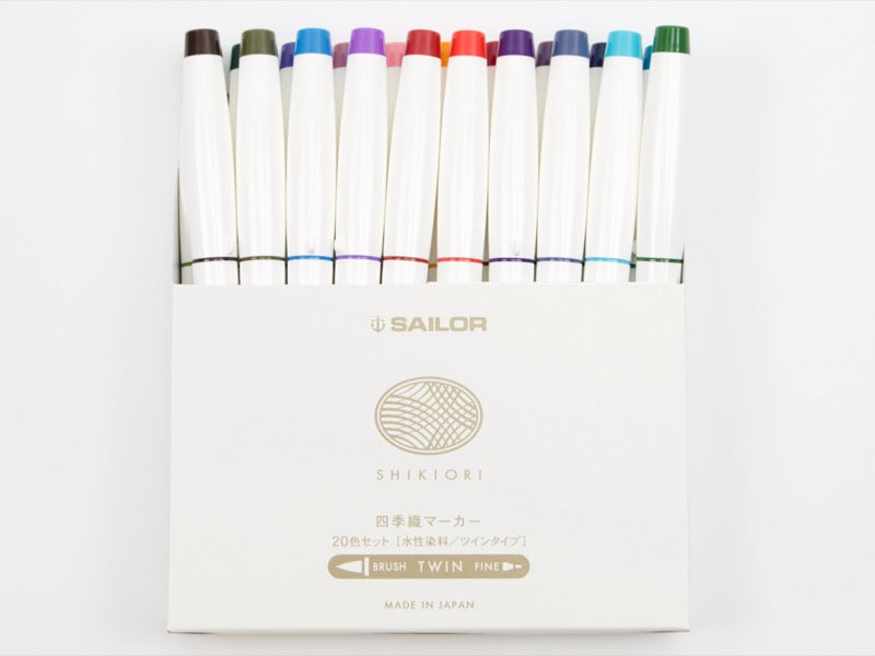 Sailor Shikiori Brush and Fine 20 Color Set