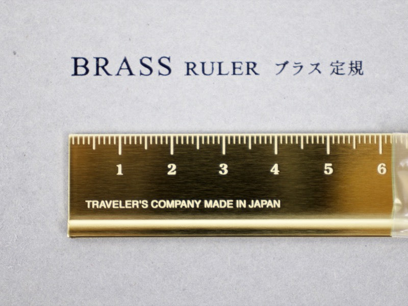 Traveler's Company Brass CM Ruler