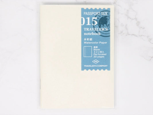 Passport 015 Watercolor Paper Refill