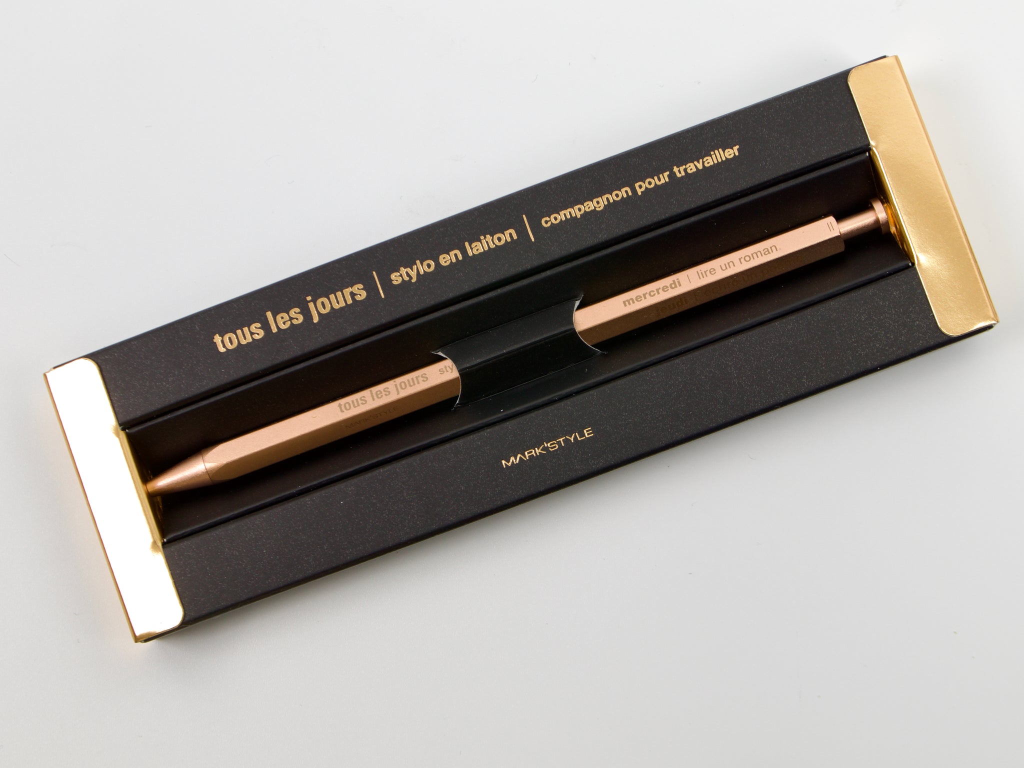 Mark's Inc. Tous Les Jours Pen Brass Barrel - Tokyo Pen Shop