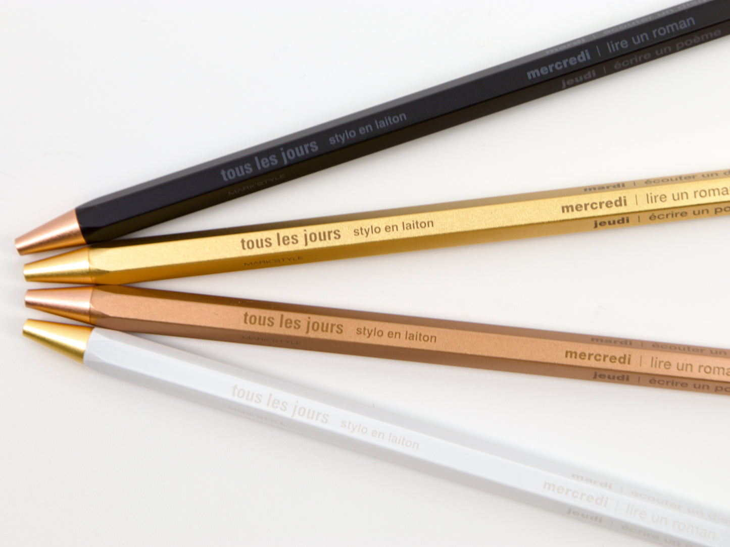 Mark's Inc. Tous Les Jours Pen Brass Barrel