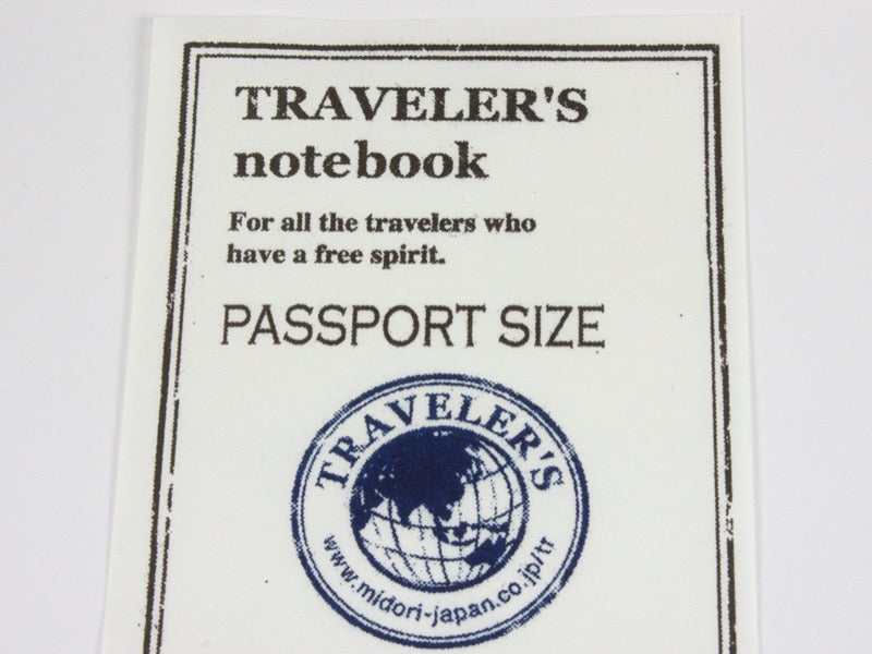 Passport Size Traveler's Notebook