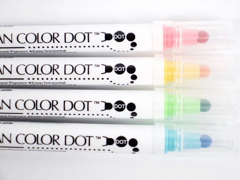 Kuretake Clean Color Dot 4 Color Set